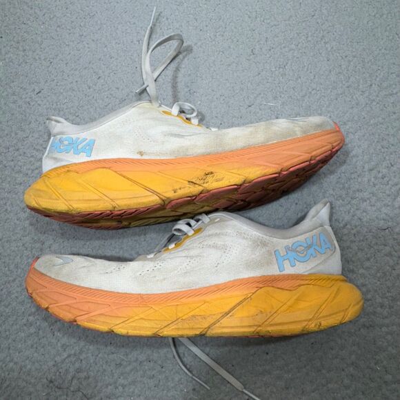 Hoka One Arahi 6 Womens 9B Gray Nimbus Cloud Running Sneaker Performance Trainer - Picture 2 of 13